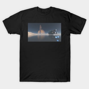 A spacecraft on Titan T-Shirt